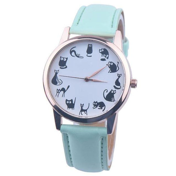 Cat Leather wrist watch[CLEARANCE SALE] - Meowaish