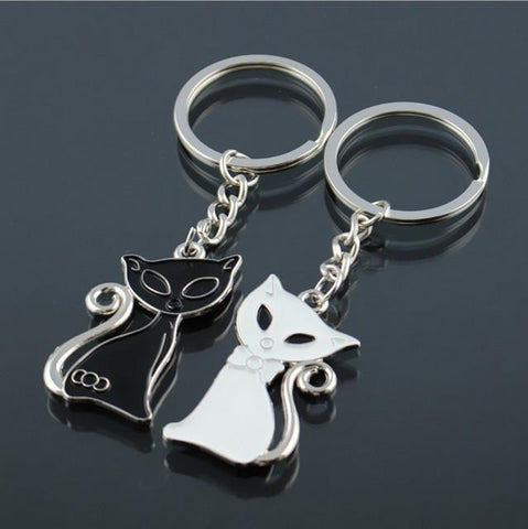 Cat Couple Keychain - Meowaish