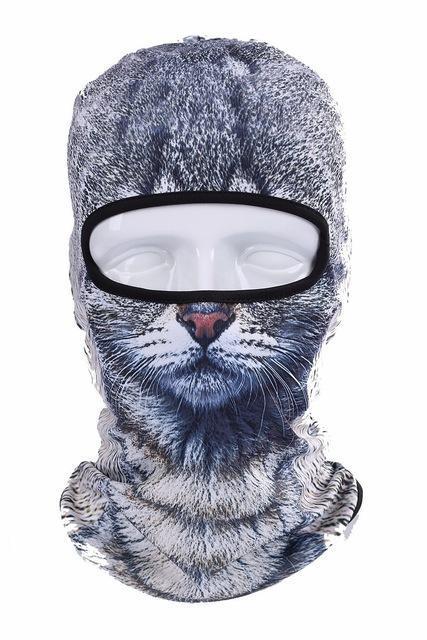 3D Cat Winter Outdoor Mask - Meowaish
