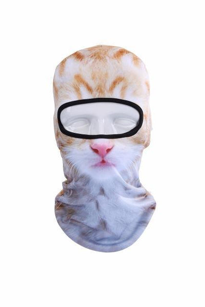 3D Cat Winter Outdoor Mask - Meowaish