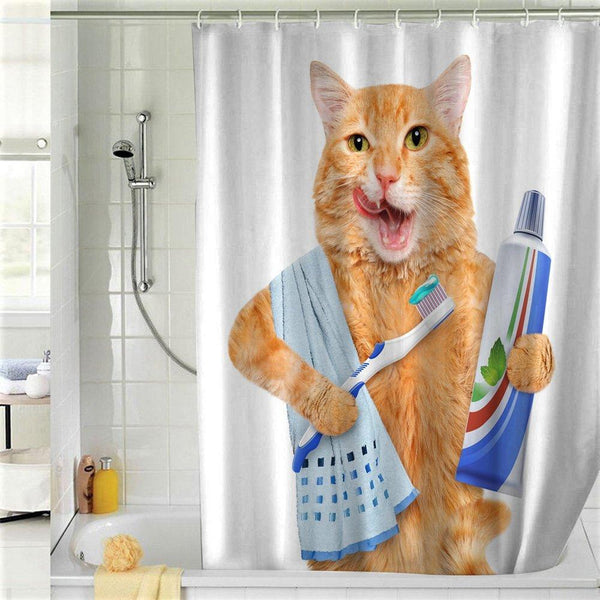 Cute Cat Shower Curtain - Meowaish