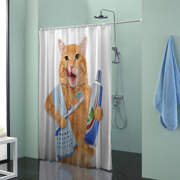 Cute Cat Shower Curtain - Meowaish