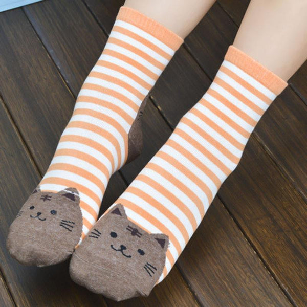 Cute Cat Socks (all 6 Pair) - Meowaish
