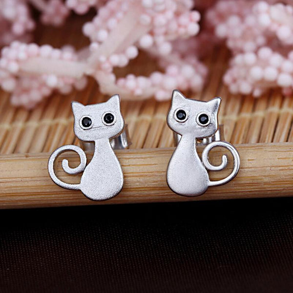 Rows Cat Earrings - Meowaish