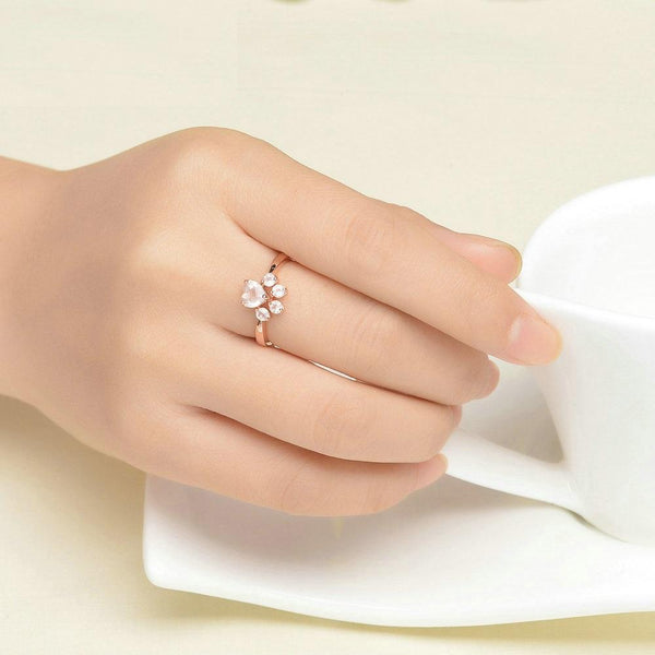 Kitty Paws Rose Gold Ring [BUY ALL 4 ITEM FOR $79.95 ONLY] - Meowaish
